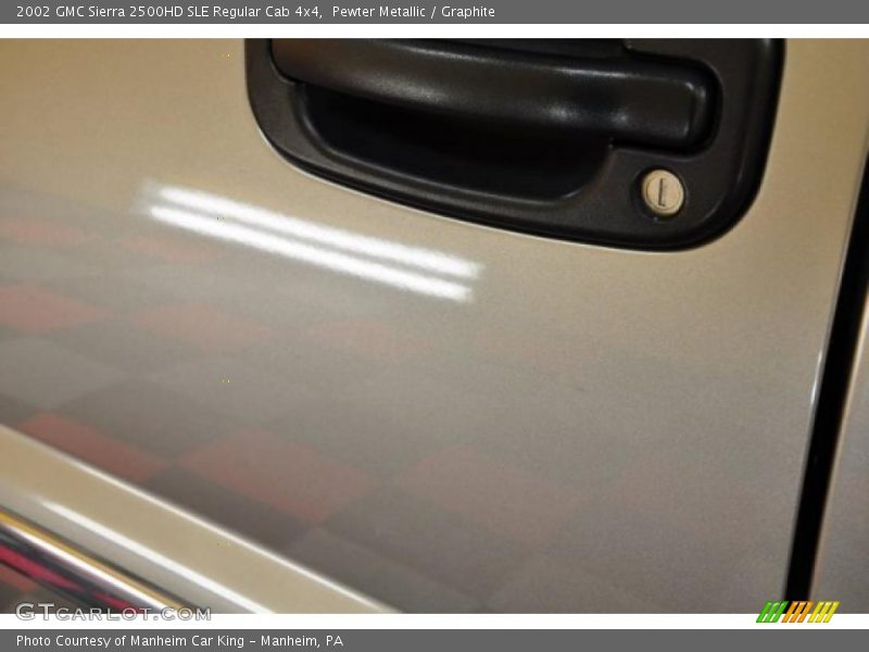 Pewter Metallic / Graphite 2002 GMC Sierra 2500HD SLE Regular Cab 4x4