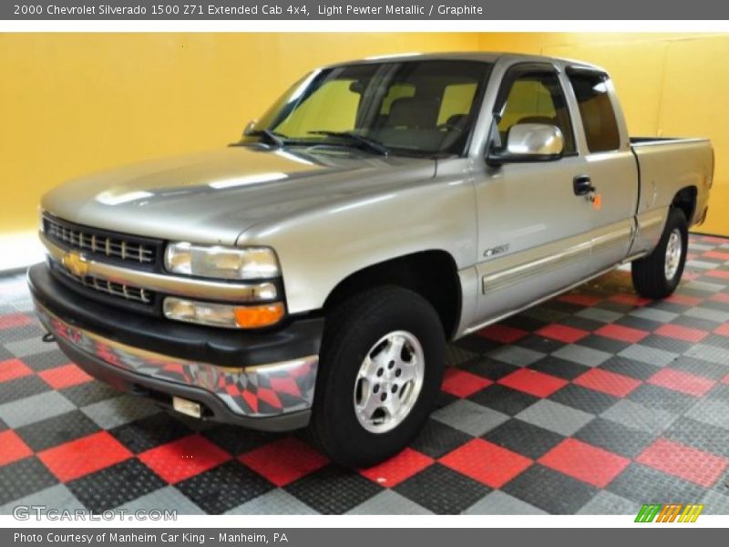 Light Pewter Metallic / Graphite 2000 Chevrolet Silverado 1500 Z71 Extended Cab 4x4