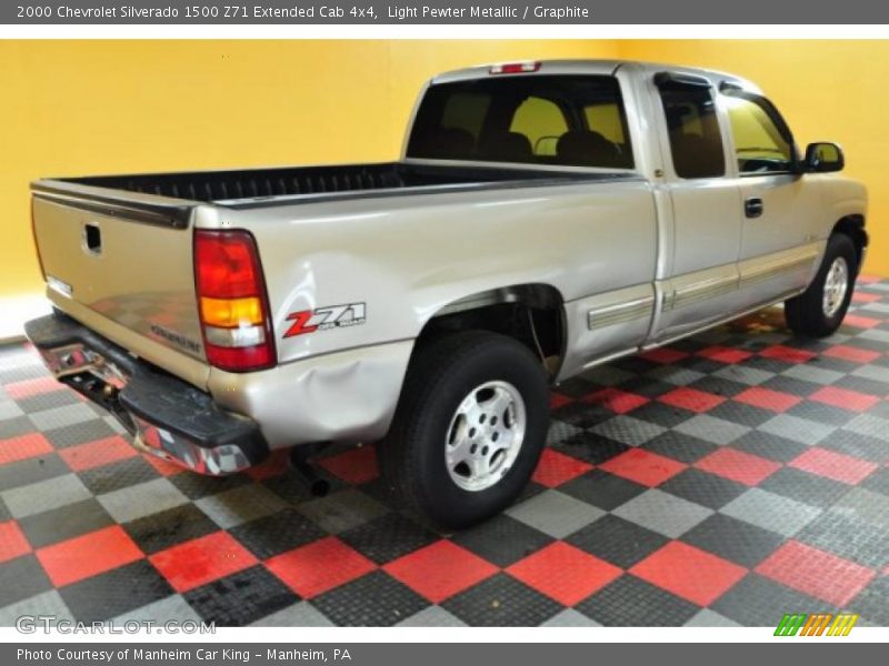 Light Pewter Metallic / Graphite 2000 Chevrolet Silverado 1500 Z71 Extended Cab 4x4