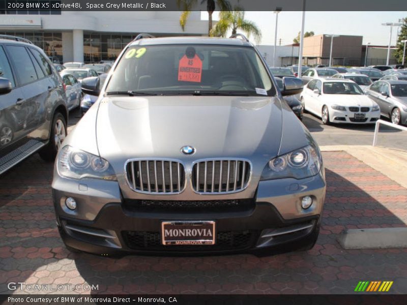 Space Grey Metallic / Black 2009 BMW X5 xDrive48i