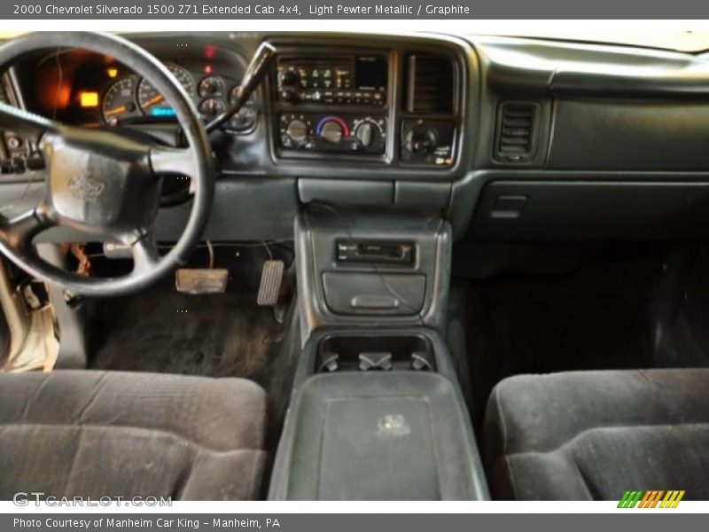Light Pewter Metallic / Graphite 2000 Chevrolet Silverado 1500 Z71 Extended Cab 4x4