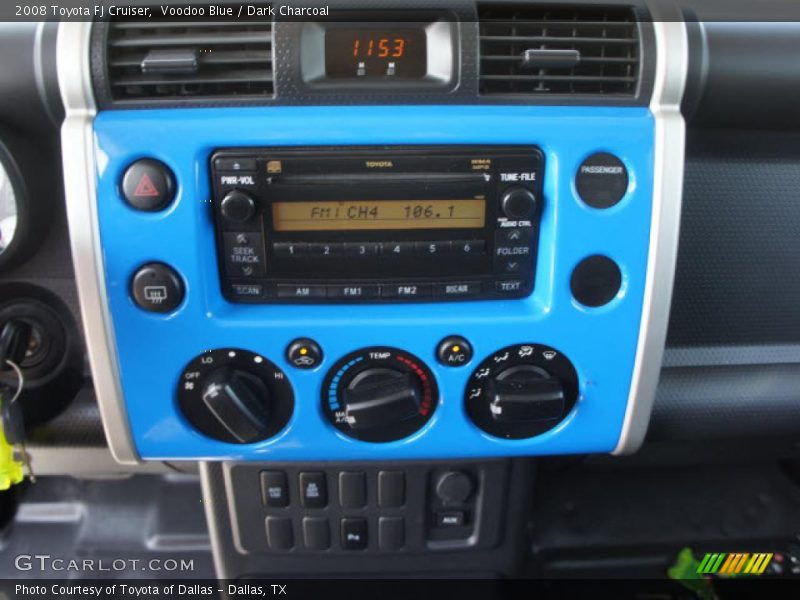 Voodoo Blue / Dark Charcoal 2008 Toyota FJ Cruiser
