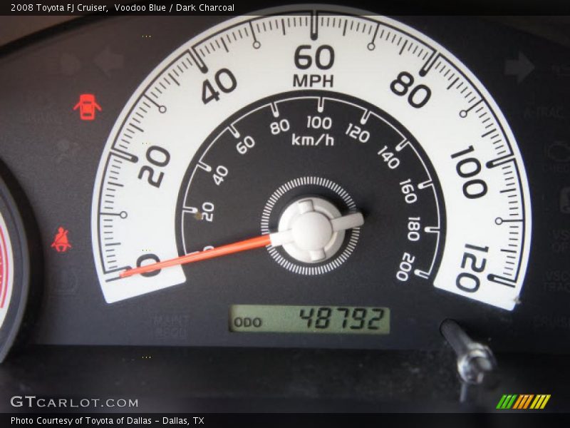 Voodoo Blue / Dark Charcoal 2008 Toyota FJ Cruiser