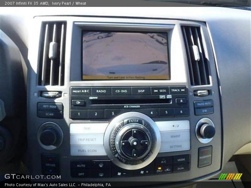 Ivory Pearl / Wheat 2007 Infiniti FX 35 AWD