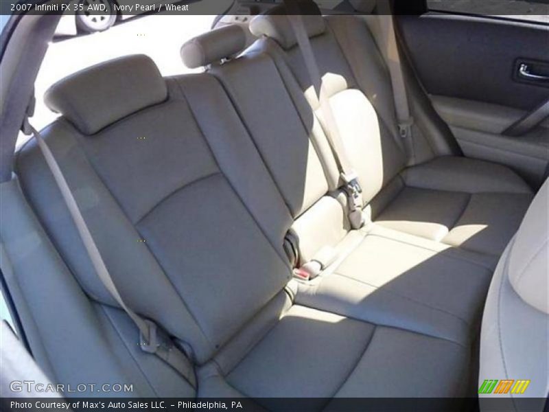 Ivory Pearl / Wheat 2007 Infiniti FX 35 AWD