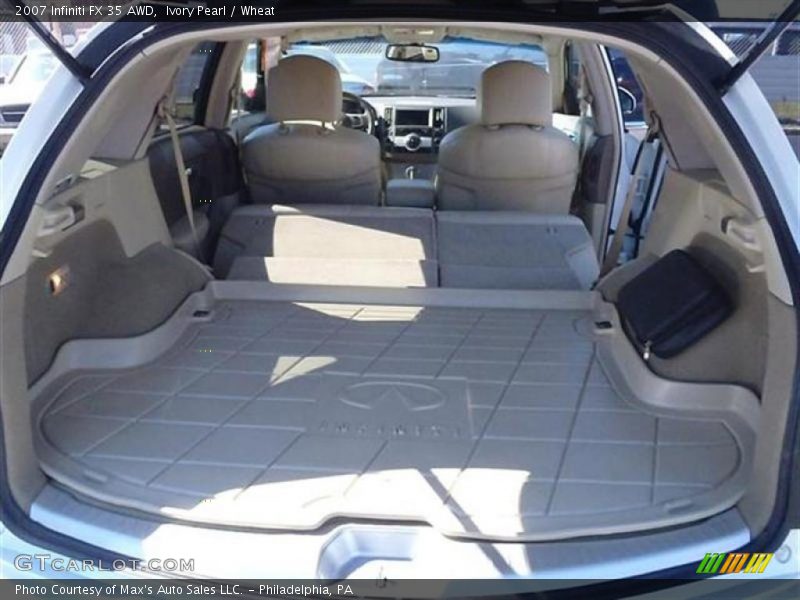 Ivory Pearl / Wheat 2007 Infiniti FX 35 AWD