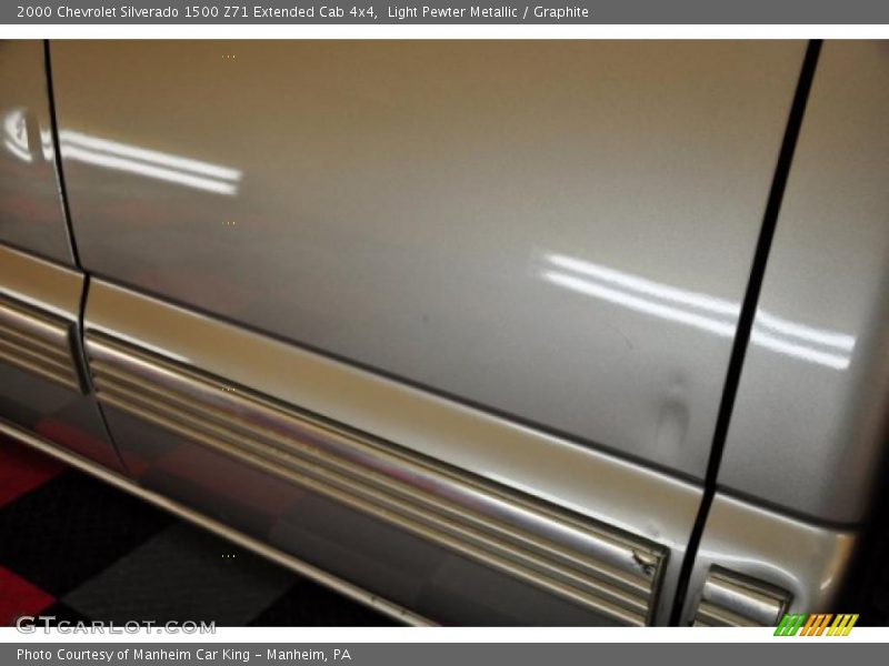 Light Pewter Metallic / Graphite 2000 Chevrolet Silverado 1500 Z71 Extended Cab 4x4