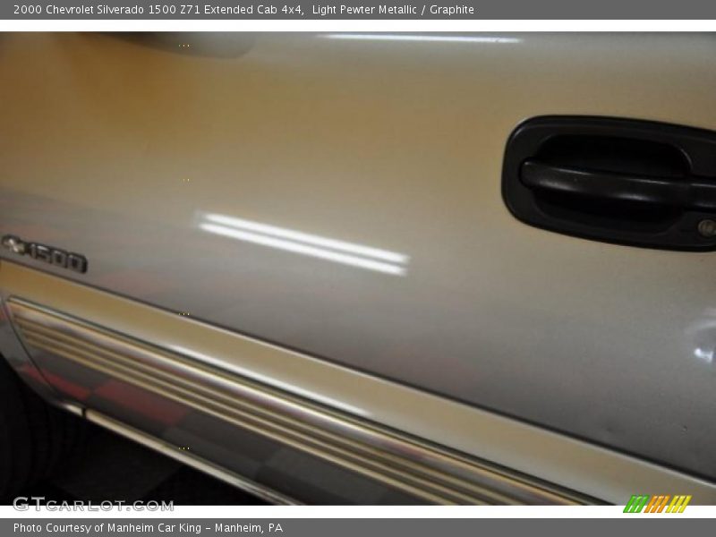 Light Pewter Metallic / Graphite 2000 Chevrolet Silverado 1500 Z71 Extended Cab 4x4
