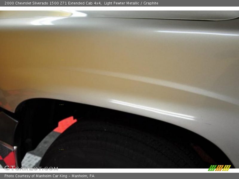 Light Pewter Metallic / Graphite 2000 Chevrolet Silverado 1500 Z71 Extended Cab 4x4