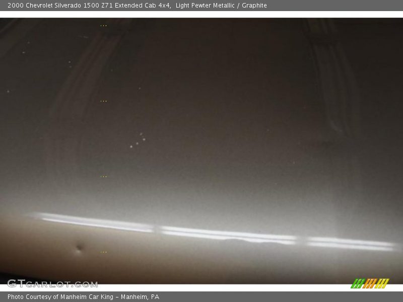 Light Pewter Metallic / Graphite 2000 Chevrolet Silverado 1500 Z71 Extended Cab 4x4