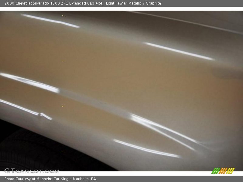 Light Pewter Metallic / Graphite 2000 Chevrolet Silverado 1500 Z71 Extended Cab 4x4