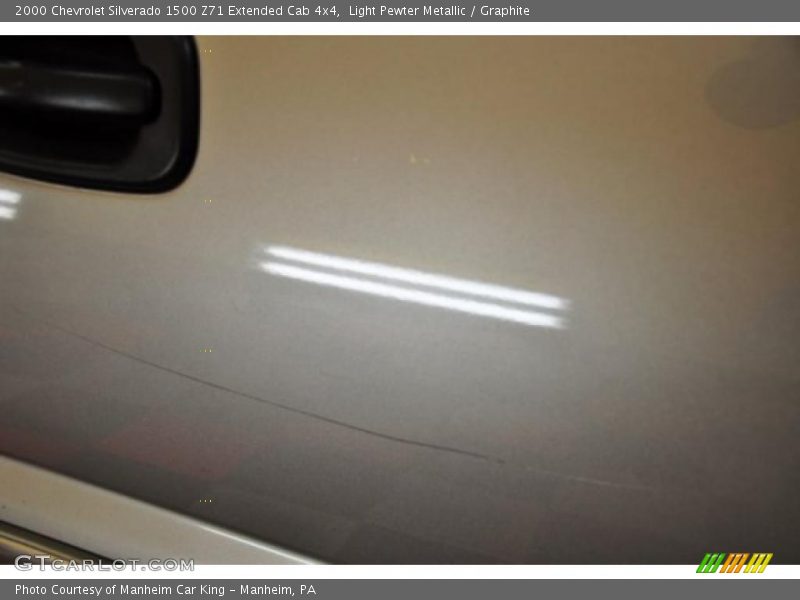 Light Pewter Metallic / Graphite 2000 Chevrolet Silverado 1500 Z71 Extended Cab 4x4