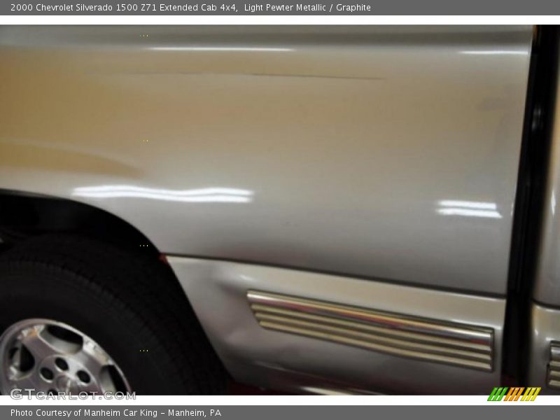 Light Pewter Metallic / Graphite 2000 Chevrolet Silverado 1500 Z71 Extended Cab 4x4