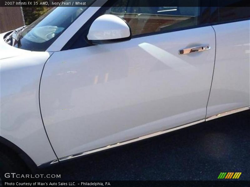 Ivory Pearl / Wheat 2007 Infiniti FX 35 AWD