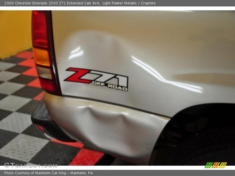 Light Pewter Metallic / Graphite 2000 Chevrolet Silverado 1500 Z71 Extended Cab 4x4