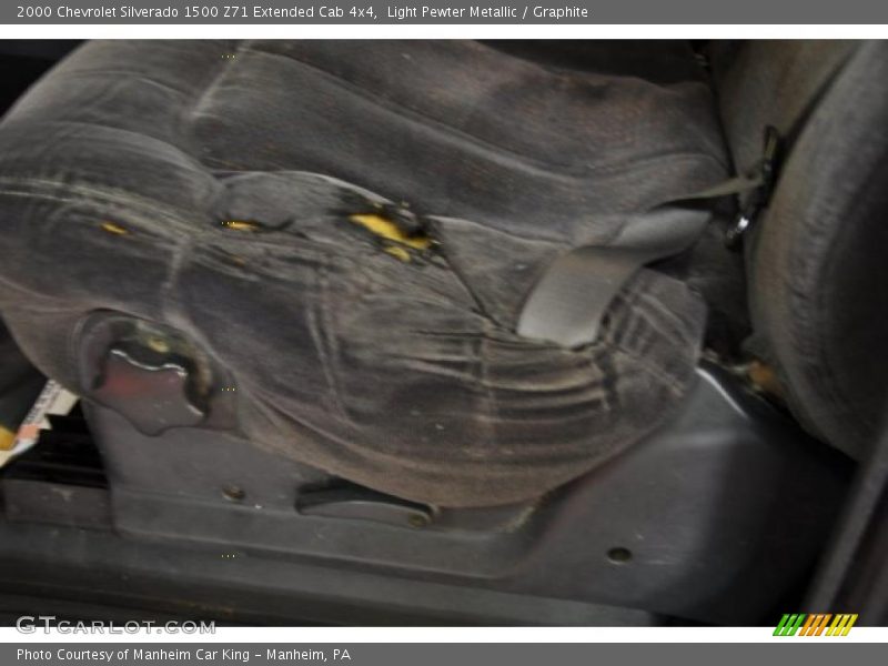 Light Pewter Metallic / Graphite 2000 Chevrolet Silverado 1500 Z71 Extended Cab 4x4