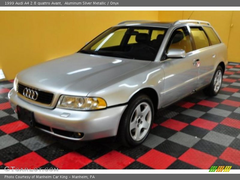 Aluminum Silver Metallic / Onyx 1999 Audi A4 2.8 quattro Avant