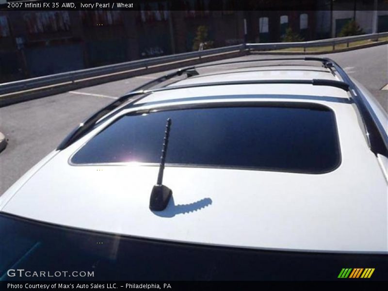 Ivory Pearl / Wheat 2007 Infiniti FX 35 AWD