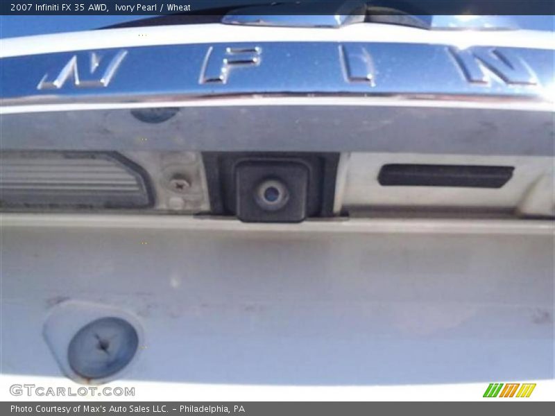 Ivory Pearl / Wheat 2007 Infiniti FX 35 AWD