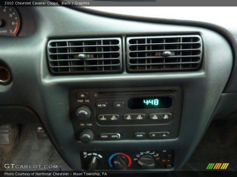 Black / Graphite 2002 Chevrolet Cavalier Coupe