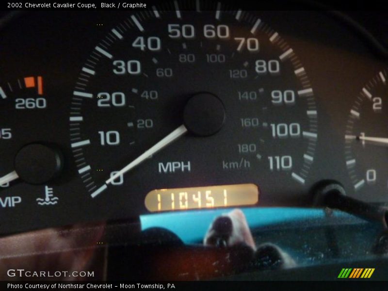 Black / Graphite 2002 Chevrolet Cavalier Coupe