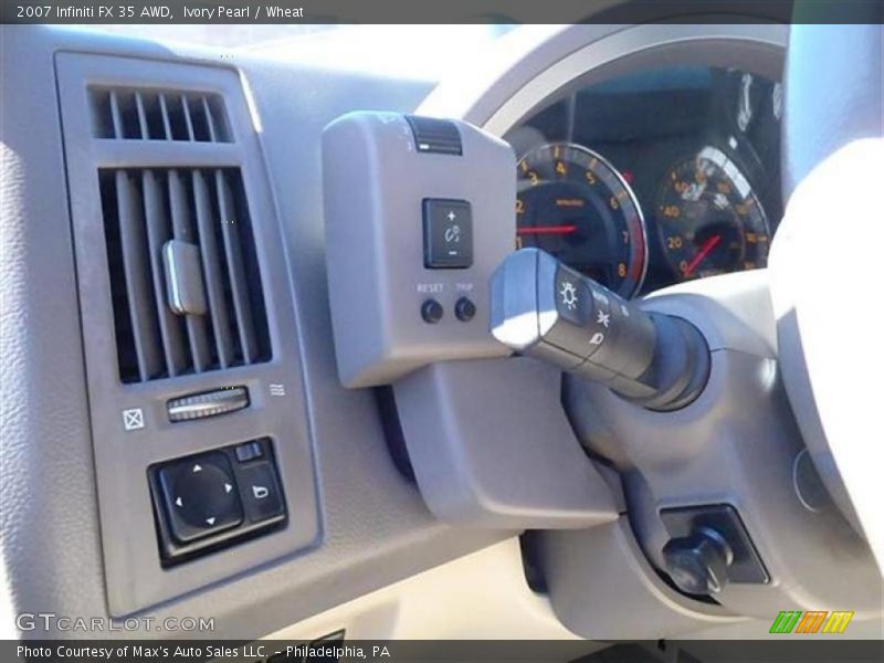 Ivory Pearl / Wheat 2007 Infiniti FX 35 AWD