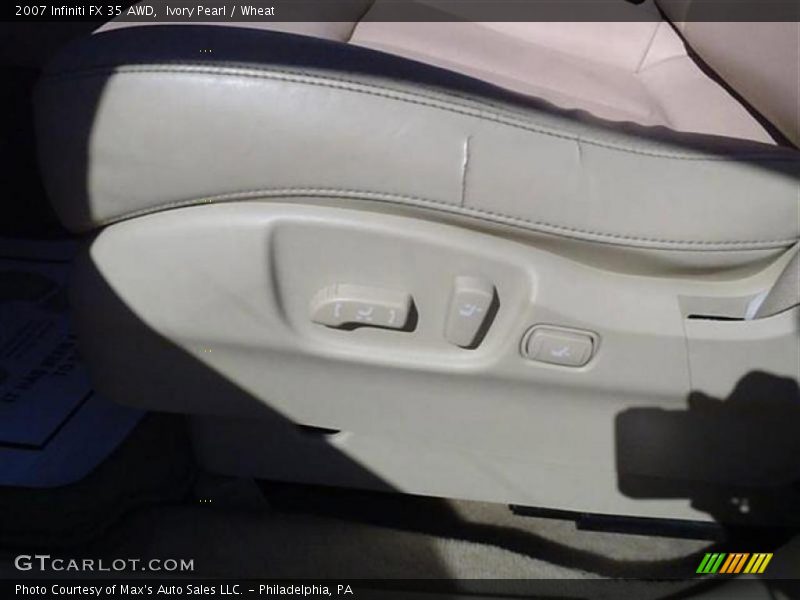 Ivory Pearl / Wheat 2007 Infiniti FX 35 AWD