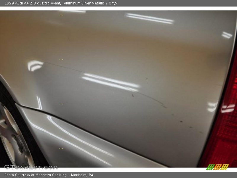 Aluminum Silver Metallic / Onyx 1999 Audi A4 2.8 quattro Avant