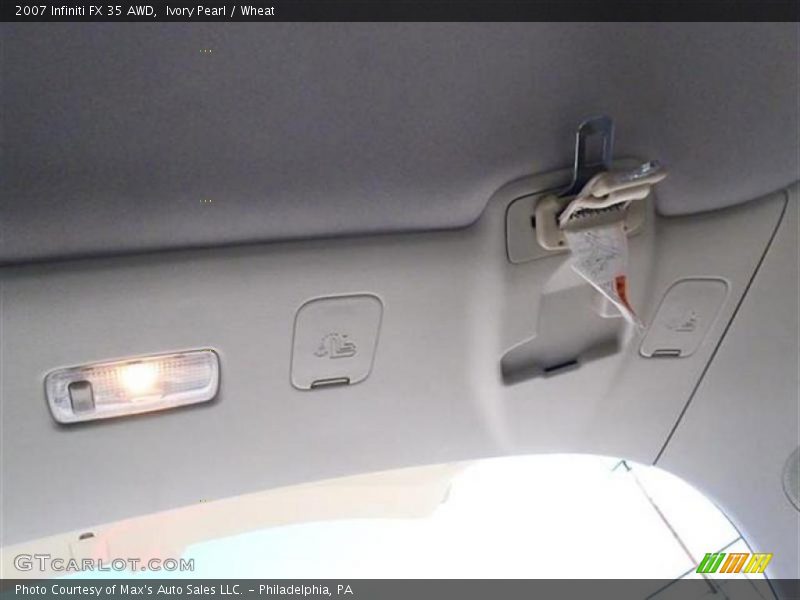 Ivory Pearl / Wheat 2007 Infiniti FX 35 AWD