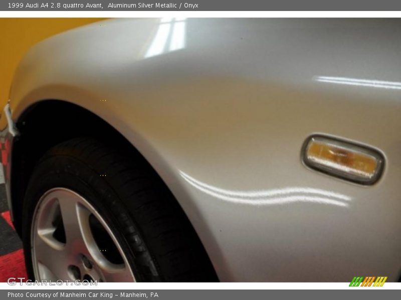 Aluminum Silver Metallic / Onyx 1999 Audi A4 2.8 quattro Avant