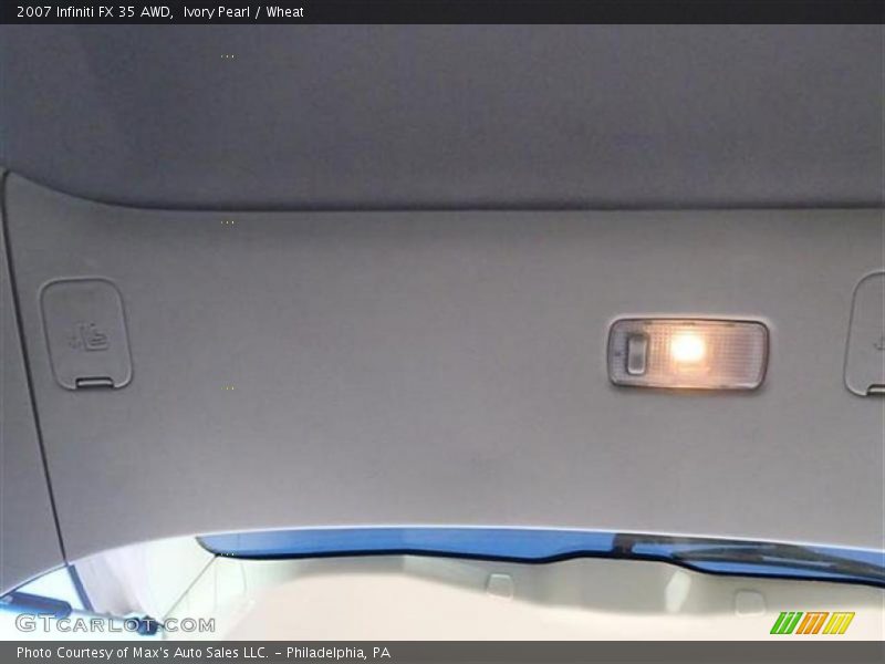 Ivory Pearl / Wheat 2007 Infiniti FX 35 AWD
