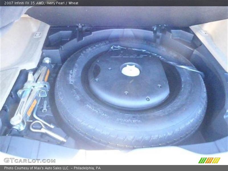 Ivory Pearl / Wheat 2007 Infiniti FX 35 AWD