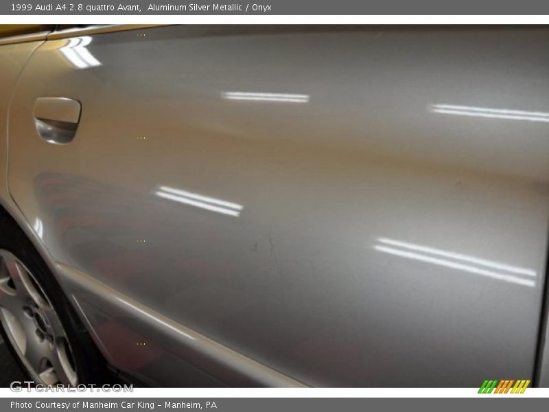 Aluminum Silver Metallic / Onyx 1999 Audi A4 2.8 quattro Avant