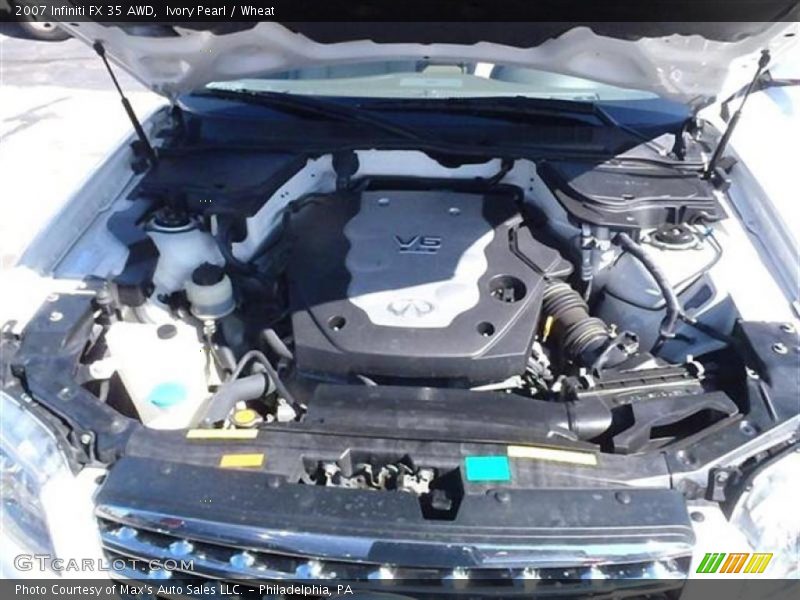 Ivory Pearl / Wheat 2007 Infiniti FX 35 AWD