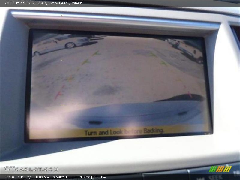 Ivory Pearl / Wheat 2007 Infiniti FX 35 AWD