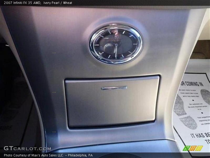 Ivory Pearl / Wheat 2007 Infiniti FX 35 AWD