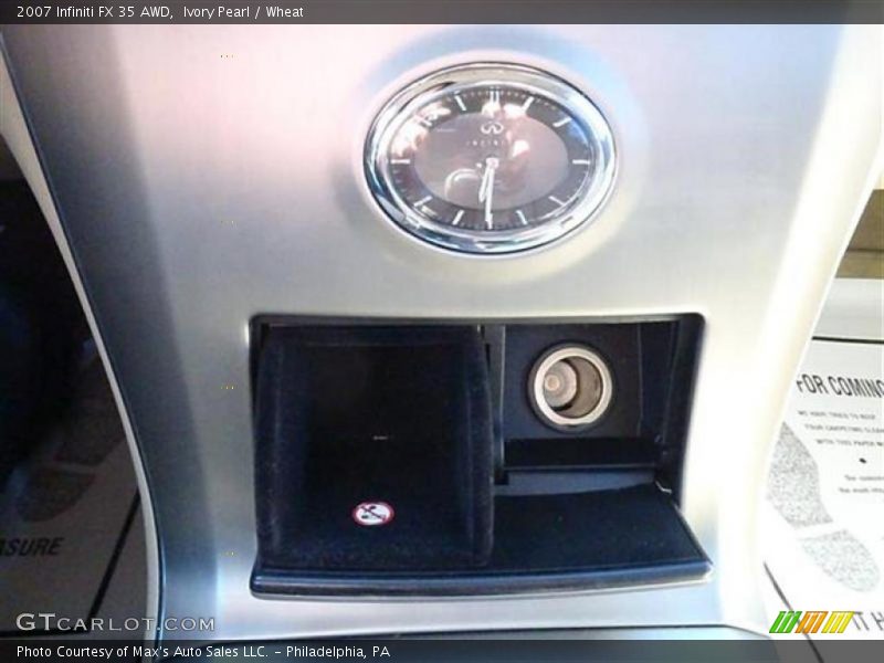 Ivory Pearl / Wheat 2007 Infiniti FX 35 AWD