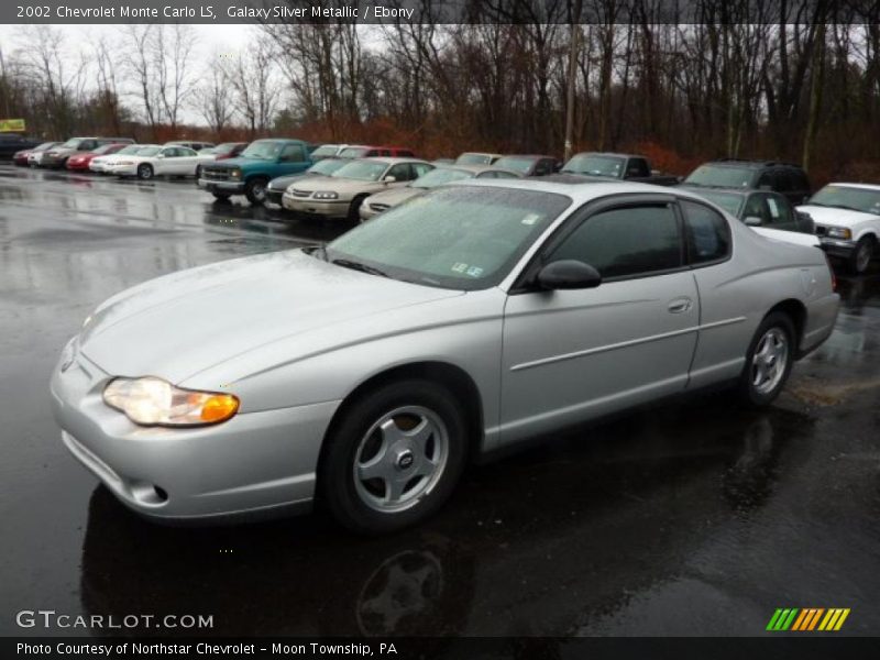 Galaxy Silver Metallic / Ebony 2002 Chevrolet Monte Carlo LS