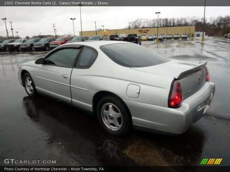Galaxy Silver Metallic / Ebony 2002 Chevrolet Monte Carlo LS