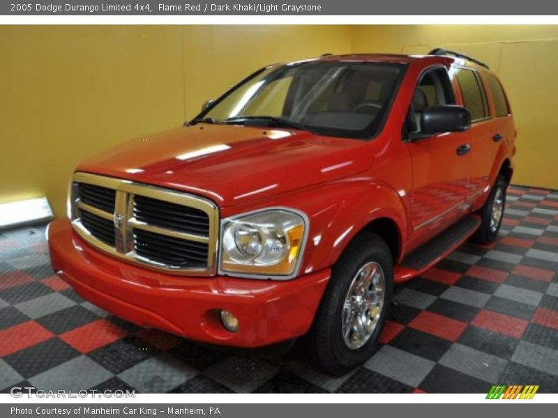 Flame Red / Dark Khaki/Light Graystone 2005 Dodge Durango Limited 4x4