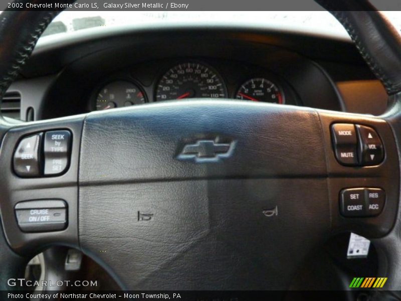Galaxy Silver Metallic / Ebony 2002 Chevrolet Monte Carlo LS