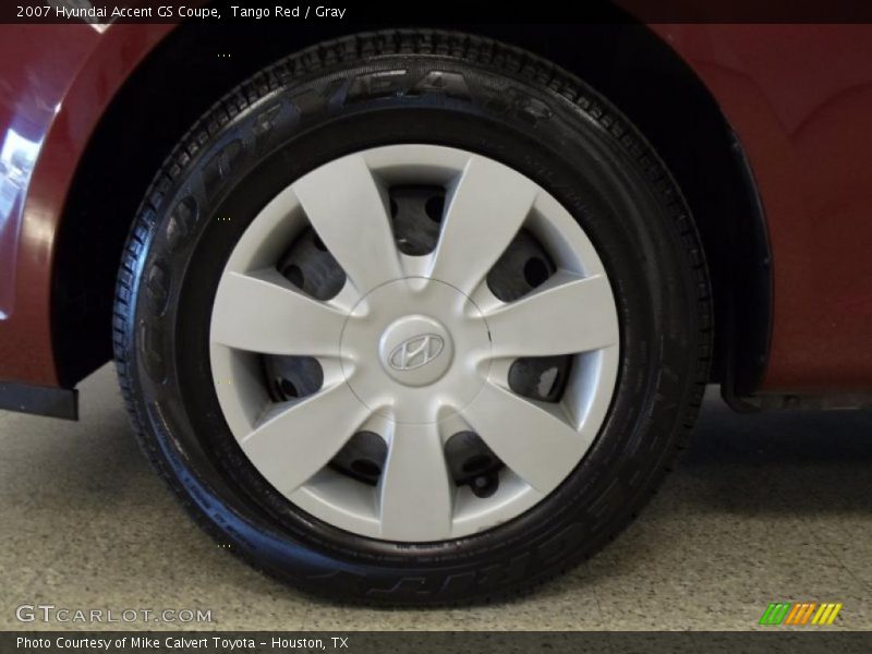 Tango Red / Gray 2007 Hyundai Accent GS Coupe