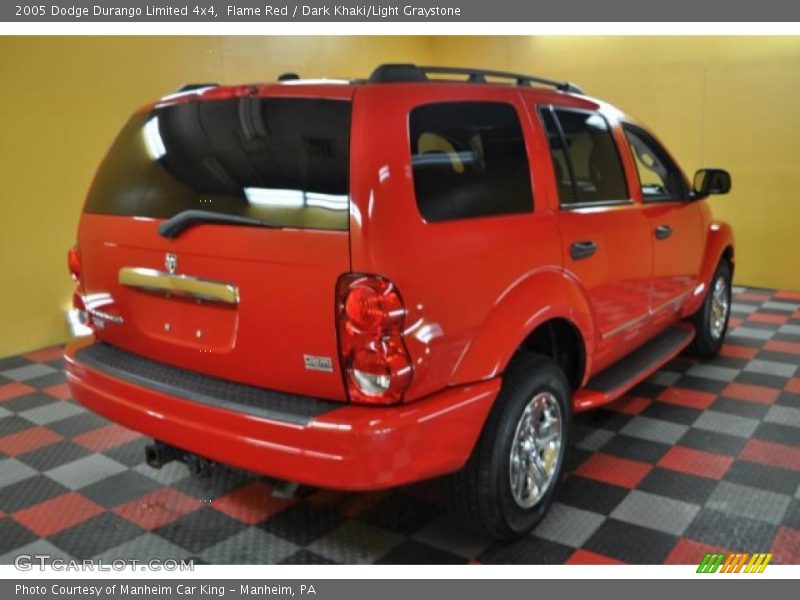 Flame Red / Dark Khaki/Light Graystone 2005 Dodge Durango Limited 4x4