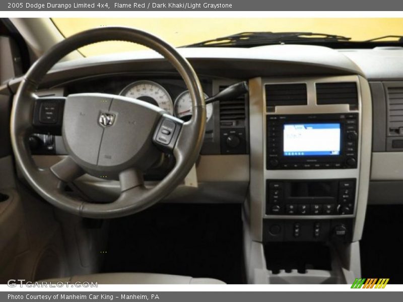 Flame Red / Dark Khaki/Light Graystone 2005 Dodge Durango Limited 4x4
