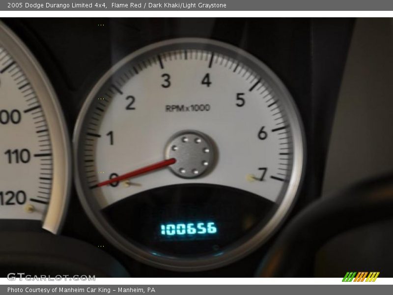 Flame Red / Dark Khaki/Light Graystone 2005 Dodge Durango Limited 4x4