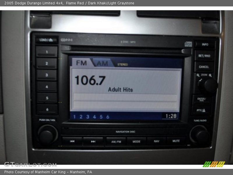 Flame Red / Dark Khaki/Light Graystone 2005 Dodge Durango Limited 4x4