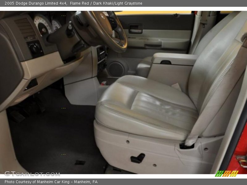 Flame Red / Dark Khaki/Light Graystone 2005 Dodge Durango Limited 4x4