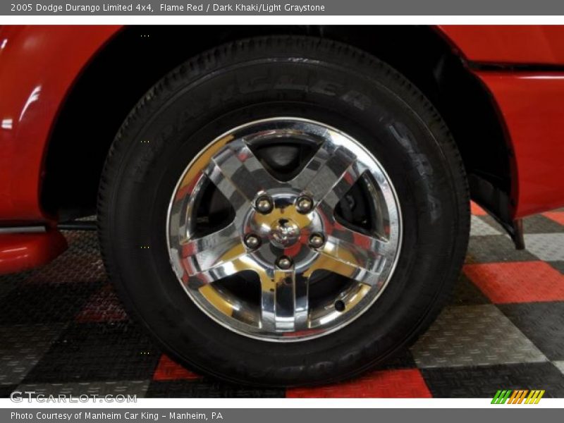 Flame Red / Dark Khaki/Light Graystone 2005 Dodge Durango Limited 4x4