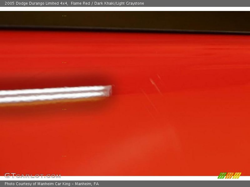 Flame Red / Dark Khaki/Light Graystone 2005 Dodge Durango Limited 4x4