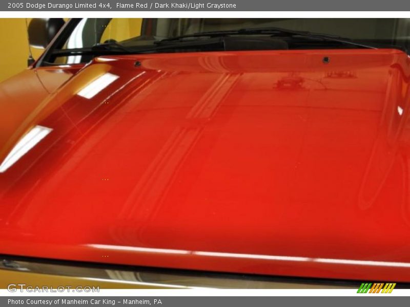 Flame Red / Dark Khaki/Light Graystone 2005 Dodge Durango Limited 4x4
